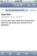 SUPER ANONYMOUS MAIL SENDER v1.0.0 [iPhone/iPod Touch]
