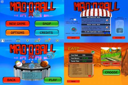 Mad O Ball 3D  fast paced rolling game [1.3] [iPhone/iPod Touch]
