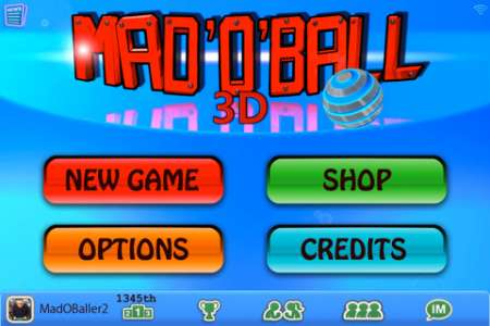 Mad O Ball 3D  fast paced rolling game [1.3] [iPhone/iPod Touch]