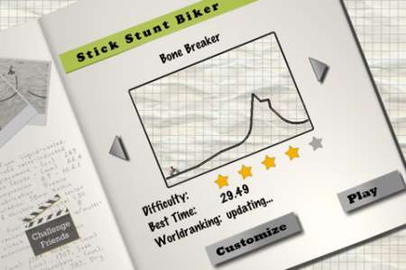 Stick Stunt Biker [4.6] [iPhone/iPod Touch]
