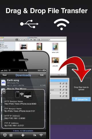 Phone Drive (+File Sharing) v1.1.1 [RUS] [ipa/iPhone/iPod Touch]