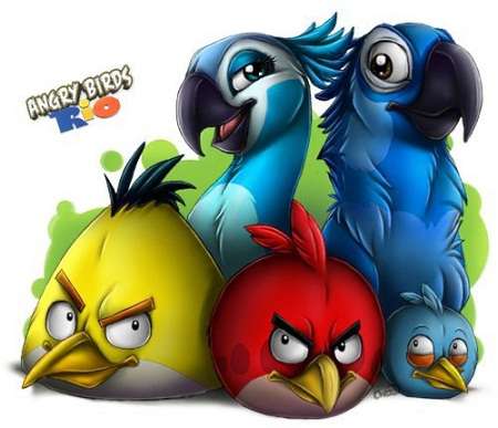 Angry Birds Rio v.1.3.0 (2011/ENG/Symbian^3)