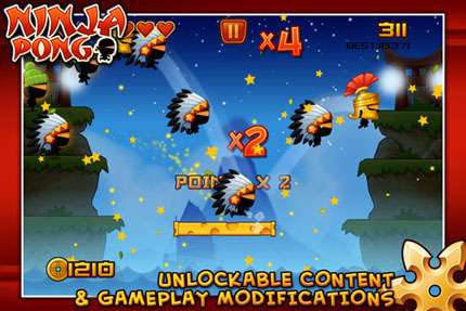 Ninja Pong v1.0 [игры для iPhone]