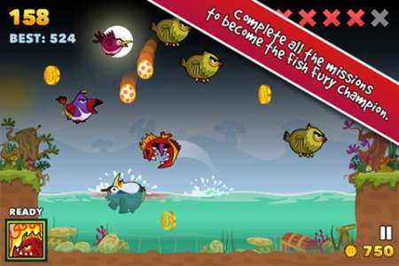 Fish Fury v2.1.1 [Игры для iPhone]