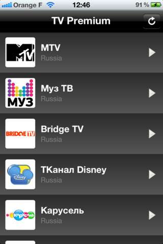 TV Russia Premium v1.1 [RUS] [.ipa/iPhone/iPod Touch/iPad]